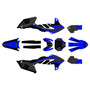 yamaha yz450f graphics kit 2023-2025 dream series blue-shift