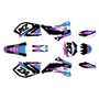 yamaha yz250f graphics kit 2006-2007 vintage series magenta-shift