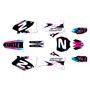 yamaha yz250f graphics kit 2006-2007 vision series magenta