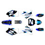 yamaha yz250f graphics kit 2008-2009 vision series blue