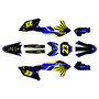 yamaha yz450f graphics kit 2023-2025 fh series yellow