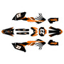 yamaha yz450f graphics kit 2023-2025 fh series orange