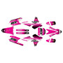 yamaha yz450fx graphics kit 2016-2018 blitz series magenta