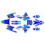 yamaha yz250fx graphics kit 2015-2019 blitz series blue
