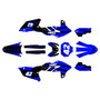yamaha yz250f graphics kit 2024-2026 team series blue