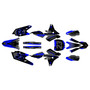yamaha yz450fx graphics kit 2016-2018 evader series blue-shift