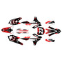yamaha yz450fx graphics kit 2016-2018 evader series red