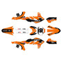 yamaha yz450f graphics kit 2023-2025 speed series orange