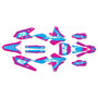 yamaha yz250fx graphics kit 2015-2019 lethal series magenta