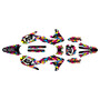yamaha yz450fx graphics kit 2019-2023 shatter series magenta