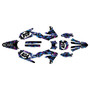 yamaha yz450fx graphics kit 2019-2023 shatter series blue-shift
