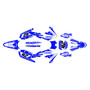 yamaha yz450f graphics kit 2018-2022 lethal series blue
