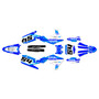 yamaha yz450fx graphics kit 2019-2023 split series blue