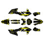 yamaha yz450f graphics kit 2023-2025 twitch series yellow