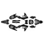 yamaha yz450fx graphics kit 2019-2023 turbo series smoke