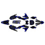 yamaha yz450fx graphics kit 2019-2023 twitch series blue