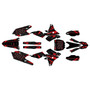 yamaha yz450fx graphics kit 2016-2018 twitch series red