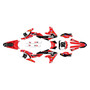 yamaha yz250f graphics kit 2019-2023 speed series red