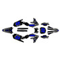 yamaha yz250f graphics kit 2019-2023 splash series blue-shift