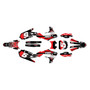 yamaha yz450f graphics kit 2018-2022 turbo series red