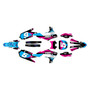 yamaha yz250f graphics kit 2019-2023 turbo series magenta