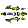 yamaha yz450fx graphics kit 2024-2026 acid series yellow