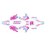 yamaha yz250f graphics kit 2019-2023 twitch series magenta-shift