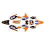yamaha yz250f graphics kit 2019-2023 viper series orange