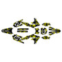 yamaha yz250fx graphics kit 2020-2024 shatter series yellow