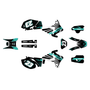 yamaha wr250f graphics kit 2005-2006 fh series teal