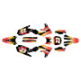 yamaha yz250fx graphics kit 2020-2024 splash series sunrise
