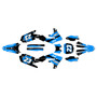 yamaha yz250fx graphics kit 2020-2024 splash series cyan