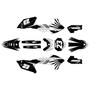 yamaha yz250fx graphics kit 2025-2026 fh series white