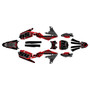 yamaha yz250fx graphics kit 2020-2024 split series red