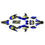 yamaha yz250fx graphics kit 2020-2024 turbo series fluo-yellow