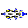 yamaha yz250fx graphics kit 2020-2024 vendetta series blue-yellow