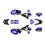 yamaha wr250f graphics kit 2005-2006 vintage series blue-shift