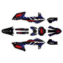 yamaha yz450fx graphics kit 2024-2026 rift series red