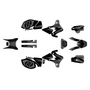 yamaha wr450f graphics kit 2005-2006 vintage series smoke