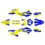 yamaha yz450fx graphics kit 2024-2026 team series yellow