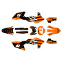 yamaha yz250fx graphics kit 2025-2026 team series orange