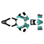 ktm sxe2 graphics kit 2024-2026 fatality series teal