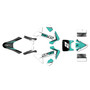 ktm sxe2 graphics kit 2024-2026 razor series teal