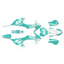 ktm sxe3 graphics kit 2020-2024 bold series teal-shift