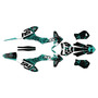 ktm sxe3 graphics kit 2020-2024 cyrus series teal
