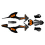 ktm sxe3 graphics kit 2020-2024 fatality series orange-shift