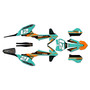 ktm sxe3 graphics kit 2020-2024 og-crew series teal