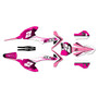 ktm sxe3 graphics kit 2020-2024 razor series magenta