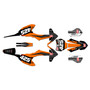 ktm sxe5 graphics kit 2020-2024 seize series orange