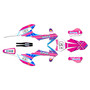 ktm sxe3 graphics kit 2020-2024 split series magenta